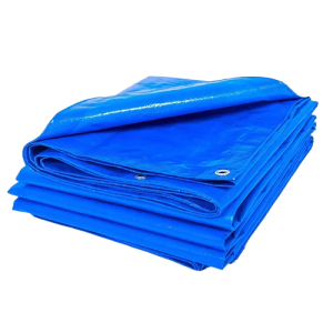Heavy Duty 220gsm Waterproof Tarpaulin Sheet Blue