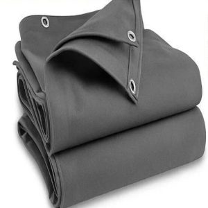 Heavy duty Grey canvas Tarp Dustproof Boat Truck Cover Canvas tarpaulin