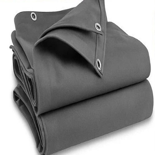 Heavy duty Grey canvas Tarp Dustproof Boat Truck Cover Canvas tarpaulin