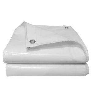 110gsm white Medium Duty PE Tarpaulin
