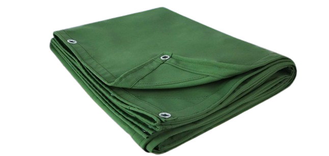 Canvas Tarp 0.55mm/22 mil Canvas Tarpaulin Heavy Duty Water Resistant Tarp